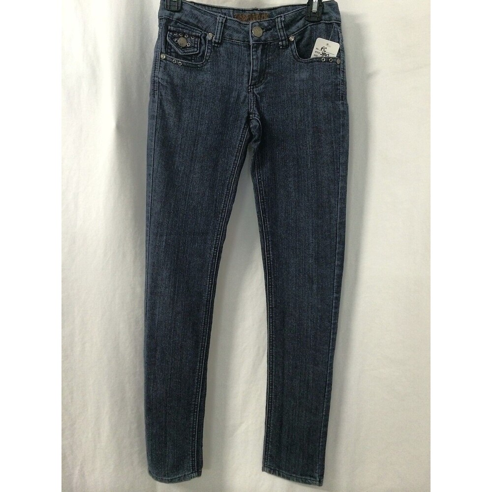 Free Culture Women's Jeans Denim Jeans With Black Rhinestones Size 0 X 31